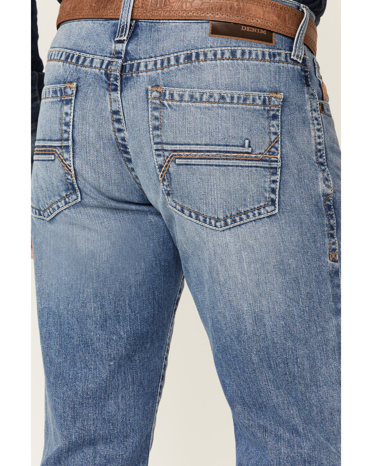 Image #4 - Ariat Men's M4 Dallas Goldfield Light Wash Relaxed Bootcut Jeans, , hi-res