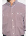 Image #4 - George Strait by Wrangler Men's Red Geo Print Long Sleeve Western Shirt , , hi-res