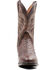 Dan Post Men's 12" Hand Quill French Exotic Western Boots - Medium Toe, Rust Copper, hi-res