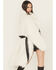 Image #4 - Fornia Women's Leather Tie Faux Fur Coat, White, hi-res