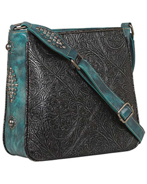 Nocona Women's Ophelia Concealed Carry Crossbody Handbag , Black, hi-res