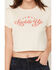 Image #3 - Girl Dangerous Women's Saddle Up Baby Tee, Off White, hi-res