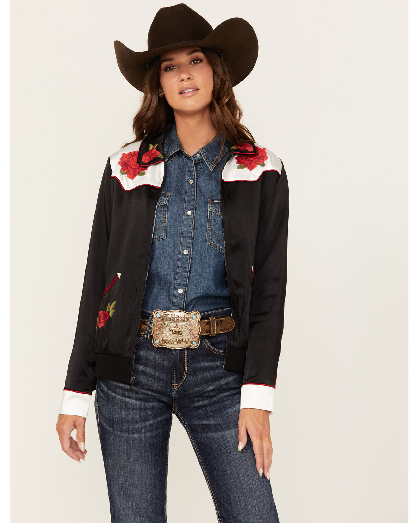 Ariat X Rodeo Quincy Women s Floral Bomber Jacket Boot Barn