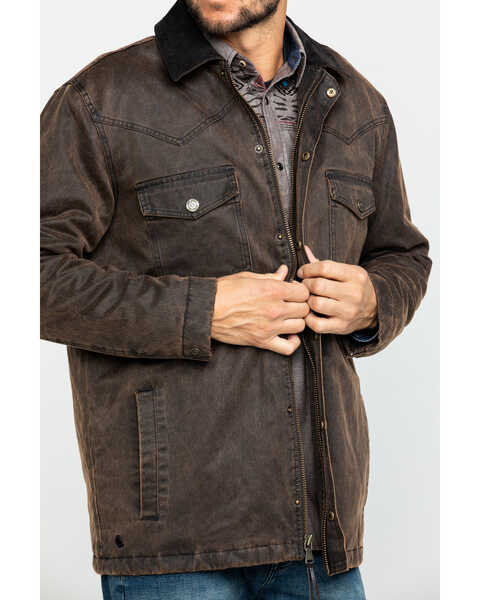 Image #4 - Cody James Men's Westward Oilskin Field Coat , , hi-res
