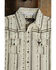 Image #2 - Cowboy Hardware Toddler Boys' Southwestern Striped Short Sleeve Snap Stretch Western Shirt, Brown, hi-res