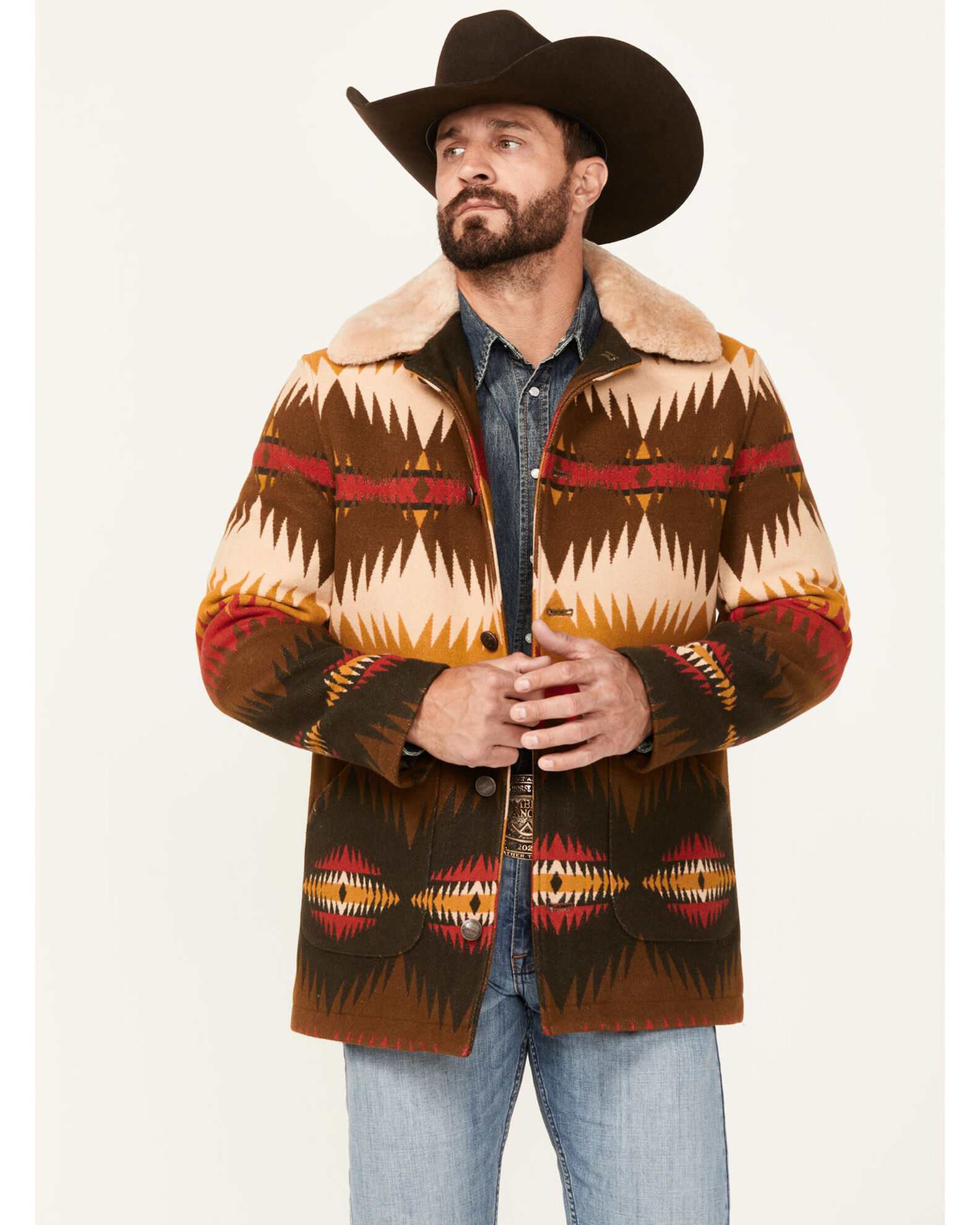 Pendleton deals long coat