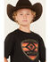 Image #2 - Ariat Boys' Boot Barn Exclusive Geo Logo Short Sleeve Graphic T-Shirt, Black, hi-res