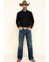 Image #6 - Gibson Men's Lava Long Sleeve Snap Western Shirt - Tall, Black, hi-res