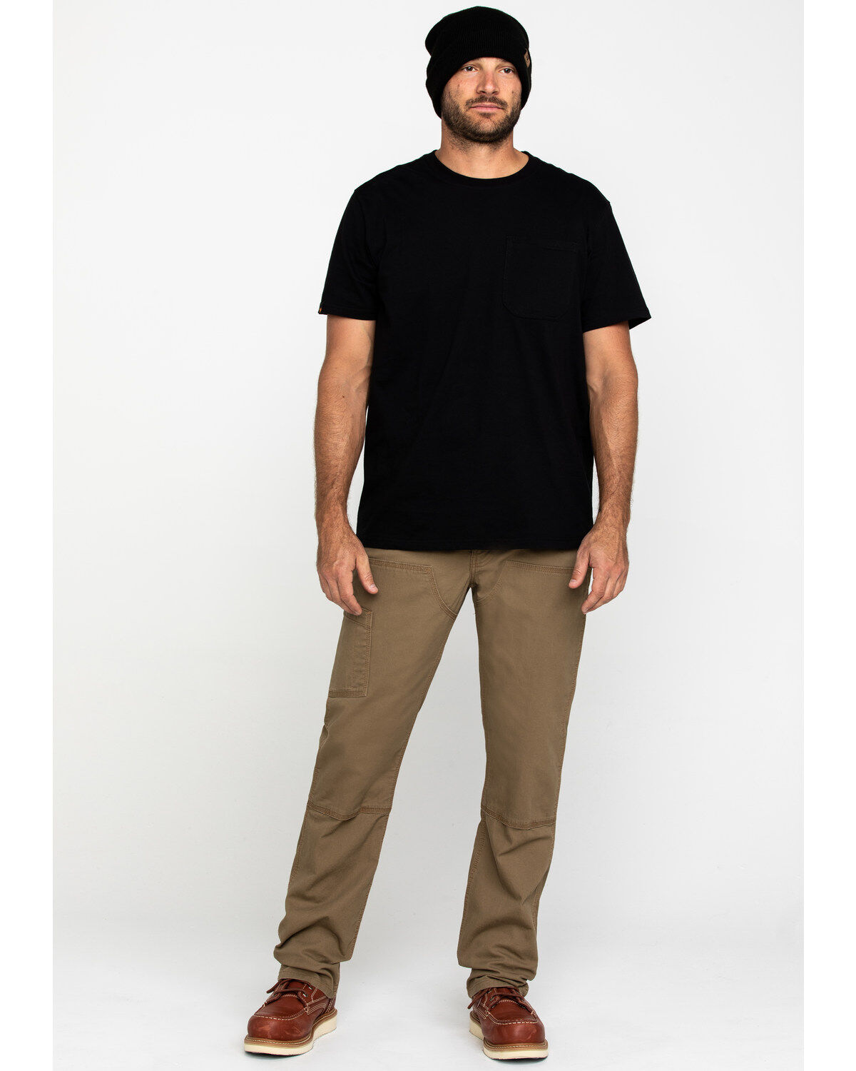 Image #6 - Ariat Men's Khaki Rebar M4 Made Tough Durastretch Double Front Straight Work Pants, Beige/khaki, hi-res