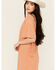 Image #2 - Rock & Roll Denim Women's Rhinestone Short Sleeve T-Shirt Mini Dress, Orange, hi-res