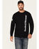Image #1 - Smith & Wesson Men's Logo Long Sleeve T-Shirt , , hi-res