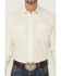 Resistol Men's Long Sleeve Button Down Western Shirt , Off White, hi-res