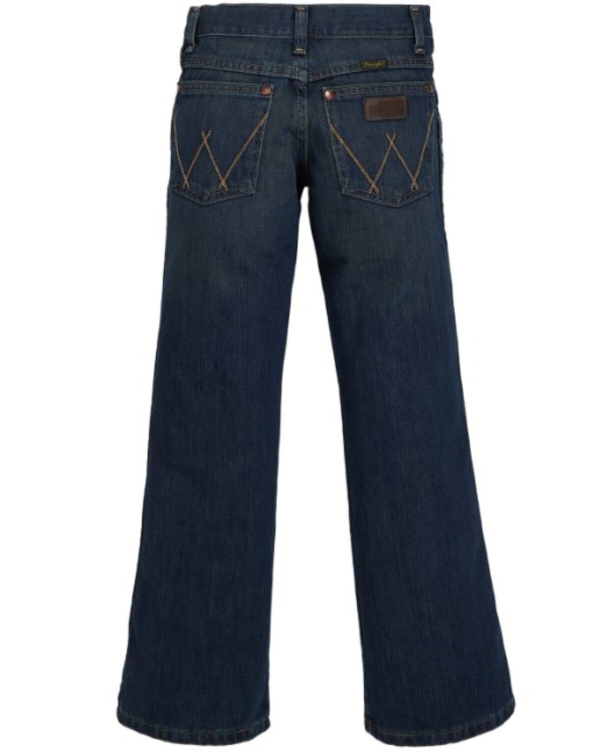 Wrangler Boy's Retro Relaxed Fit Boot Cut Jeans, Denim, hi-res