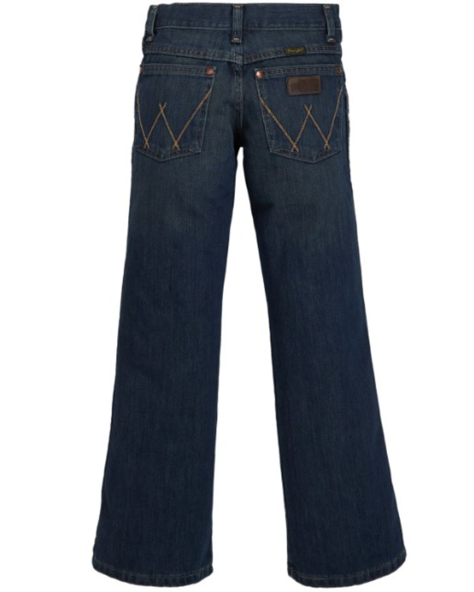 Image #1 - Wrangler Boy's Retro Relaxed Fit Boot Cut Jeans, Denim, hi-res