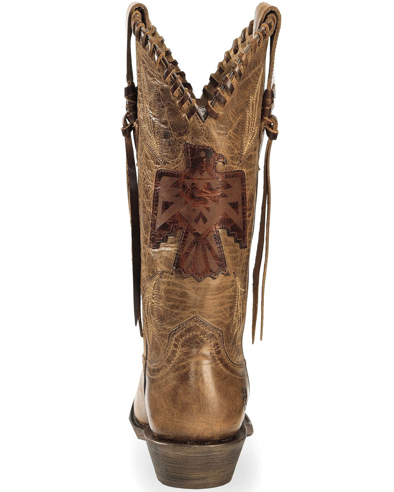 Ariat Women s Tan Thunderbird Overlay Cowgirl Boots Snip Toe Boot Barn