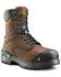 Image #1 - Kodiak Men's Gantry 8" Lace-Up Waterproof Work Boots - Composite Toe, Dark Brown, hi-res
