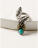 Shyanne Women's Wild Blossom Feather Ring, Silver, hi-res