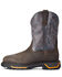 Ariat Men's Iron Big Rig Western Work Boots - Composite Toe, Brown, hi-res
