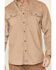 Ariat Men's FR Solid Vent Long Sleeve Work Shirt , Beige/khaki, hi-res