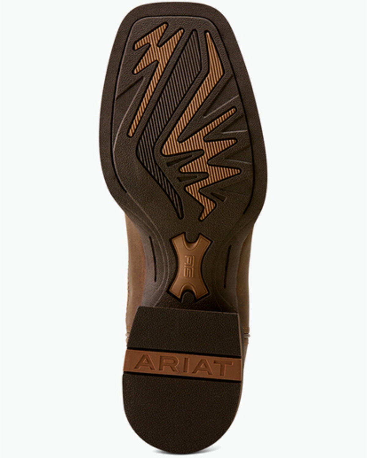 Image #5 - Ariat Men's Arrowrock Performance Western Boots - Broad Square Toe, Brown, hi-res