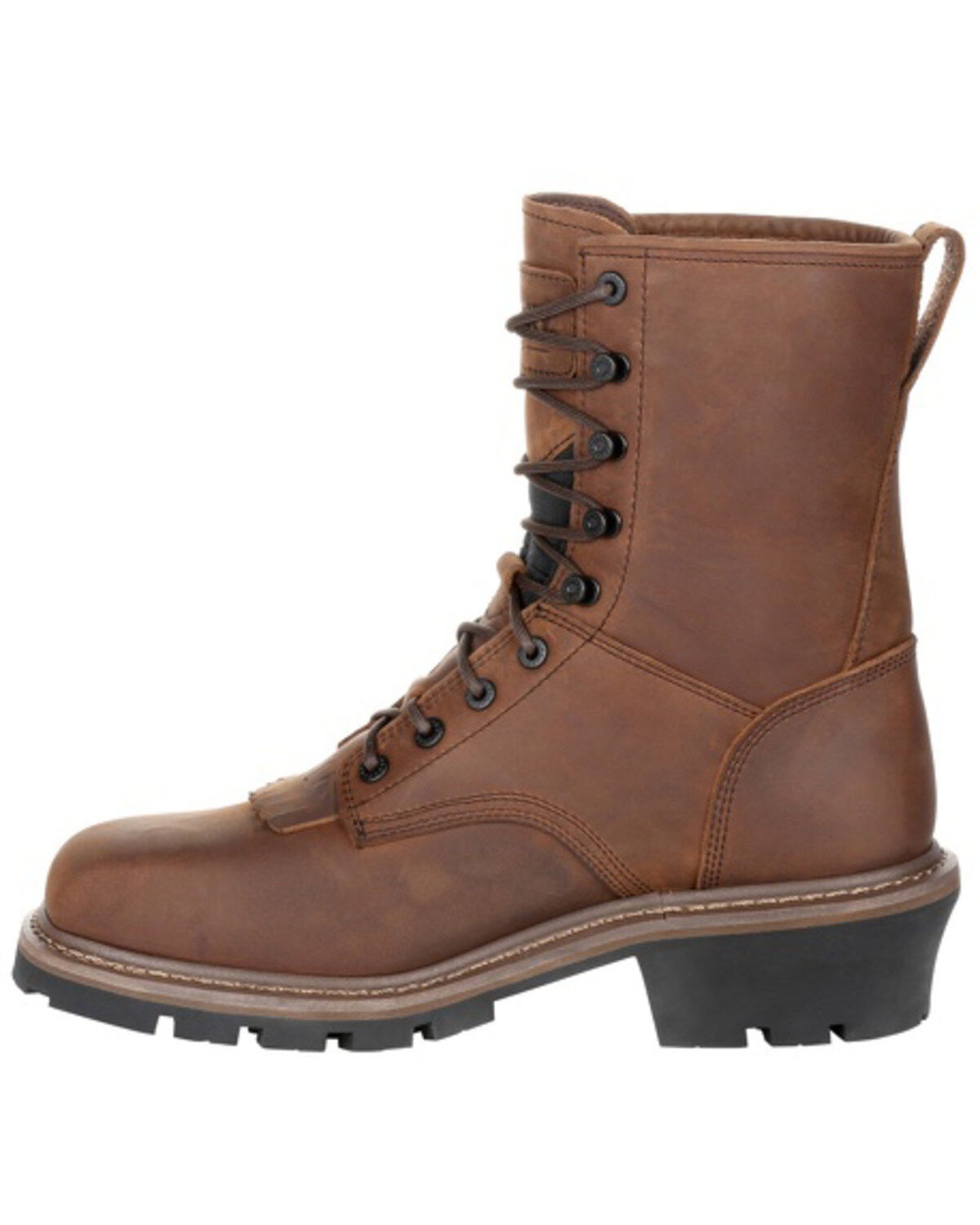 men's soft toe logger boots