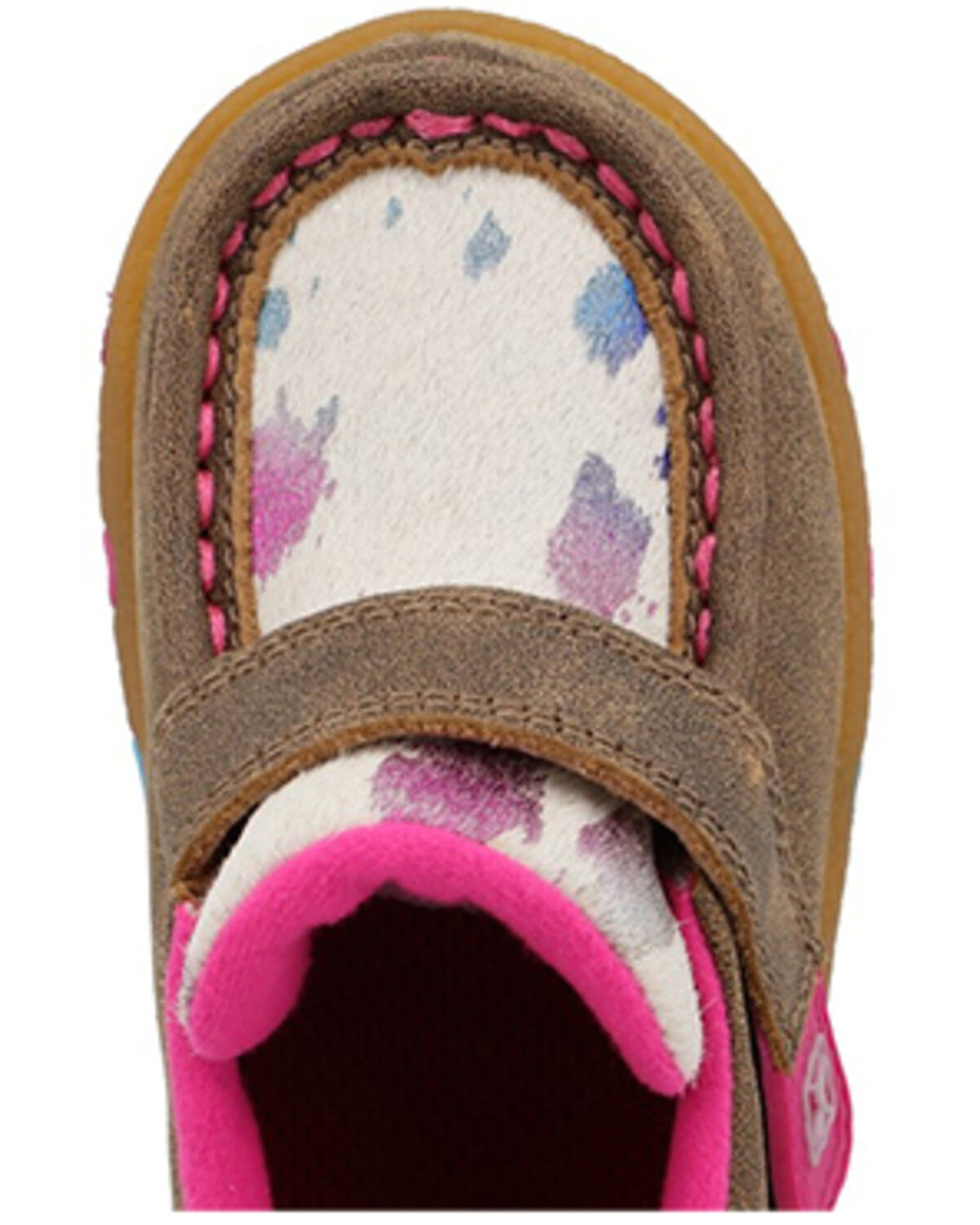 Image #6 - Twisted X Infant Girls' Driving Mocs, Multi, hi-res