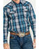 Image #4 - Cody James Men's Stallion Small Plaid Print Long Sleeve Western Shirt , , hi-res