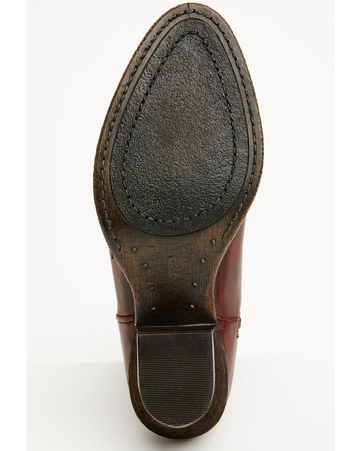 Image #7 - Shyanne Women's Sawyer Omaha Goat Western Fashion Booties - Round Toe, Red, hi-res