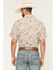Image #4 - Cody James Men's Carlsbad Paisley Print Short Sleeve Snap Western Shirt, Cream, hi-res