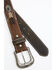 Image #2 - Cody James Men's Southwestern Concho Belt With Lace Detail, Brown, hi-res