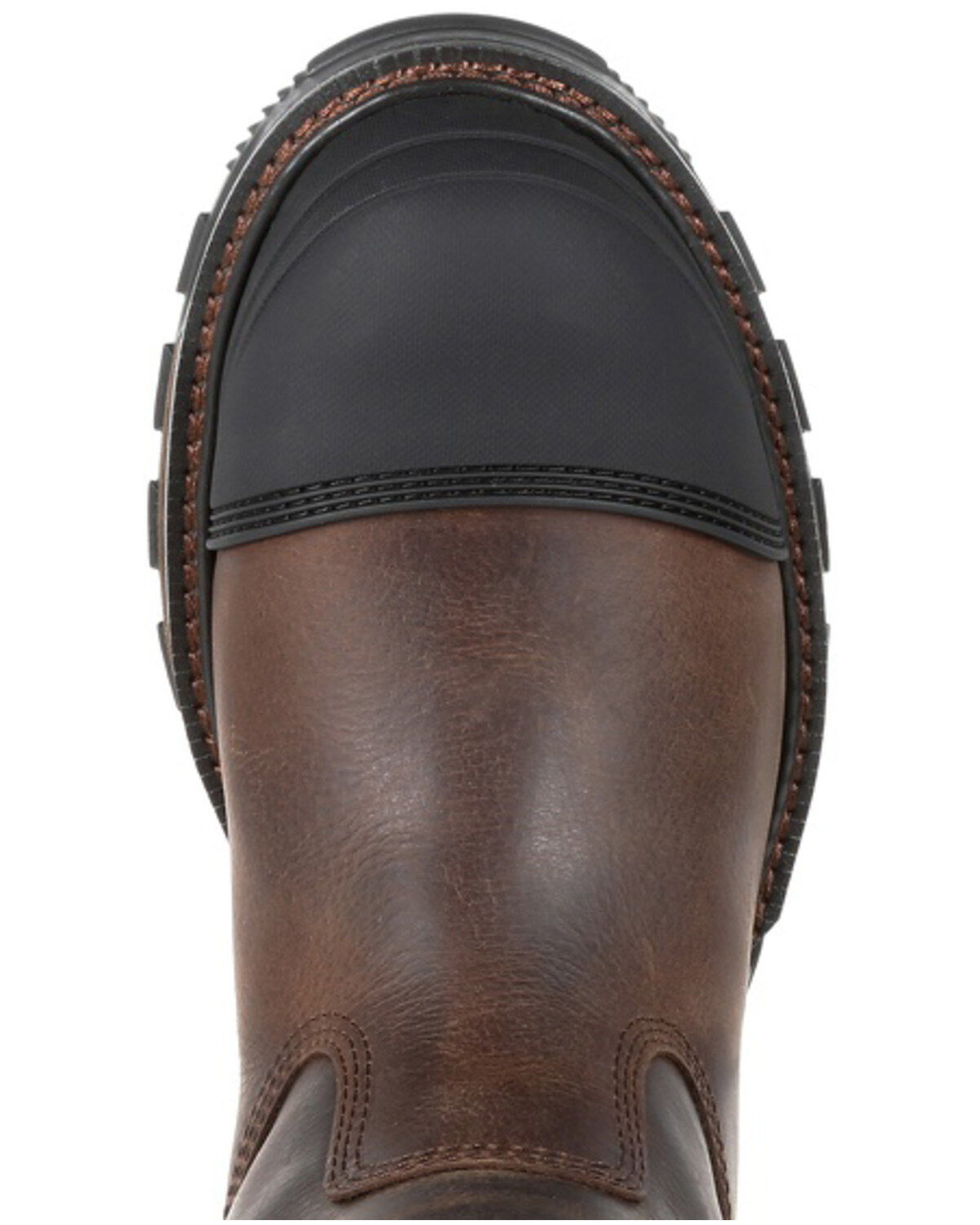 Image #6 - Durango Men's Maverick XP Waterproof Western Work Boots - Composite Toe, Brown, hi-res