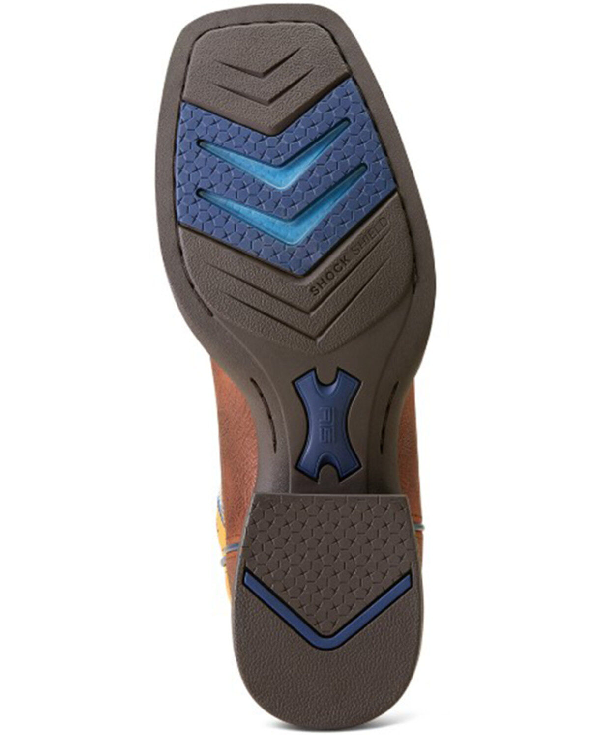 Image #5 - Ariat Men's Bullhead Performance Western Boots - Broad Square Toe, Brown, hi-res
