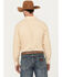 Panhandle Select Men's Geo Print Long Sleeve Button-Down Western Shirt, Yellow, hi-res
