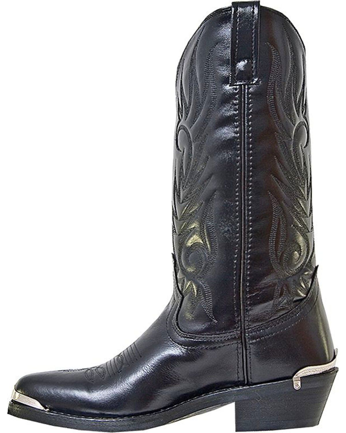 Image #8 - Laredo Men's McComb Western Boots - Round Toe, Black, hi-res
