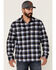 Image #1 - Flag & Anthem Men's Multi Manhasset Performance Plaid Long Sleeve Button-Down Western Flannel Shirt, Cream, hi-res