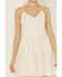 Image #3 - Molly Bracken Women's Lace Sleeveless Mini Dress, Cream, hi-res