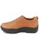 Image #3 - Roper Ostrich Print Leather Slip-On Shoes, , hi-res