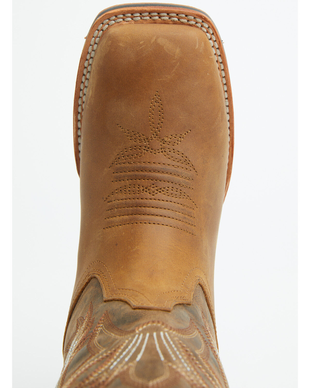 Image #6 - Dan Post Women's Jillian Western Boots - Broad Square Toe, Tan, hi-res