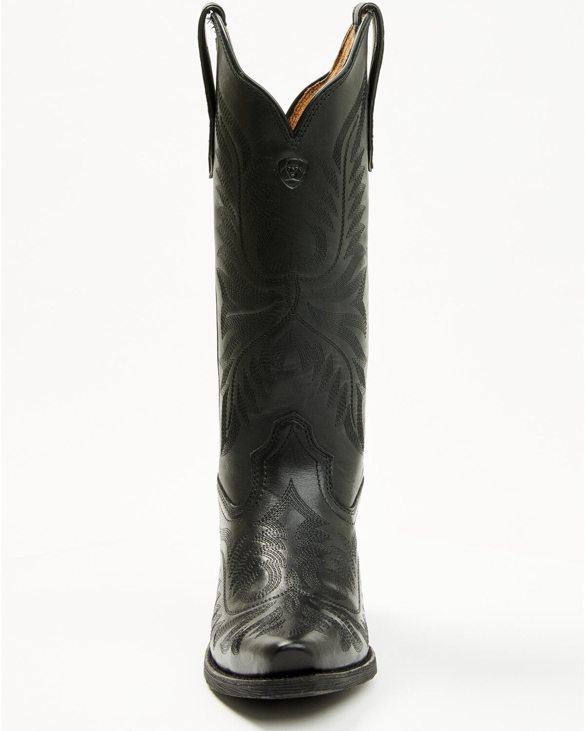 Image #4 - Ariat Women's Round Up Collins Western Boots - Snip Toe, Black, hi-res