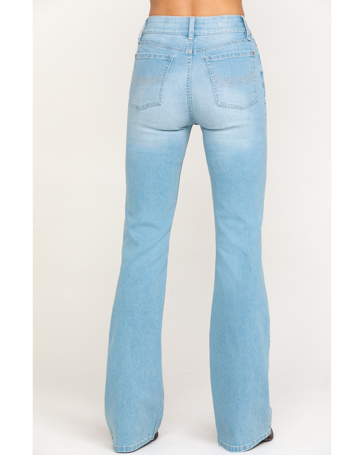 Image #2 - Idyllwind Women's Holston High Rise Fit & Flare Front Seam Jeans, , hi-res
