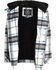 Image #2 - Urban Republic Toddler Boys' Plaid Print Sherpa Lined Hooded Shirt Jacket, White, hi-res