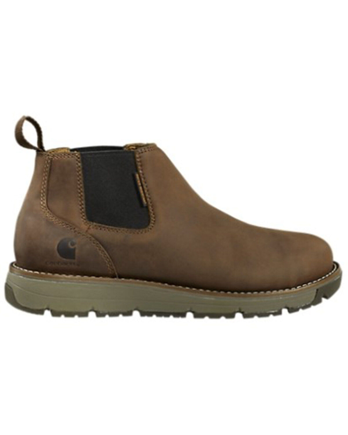 Image #2 - Carhartt Men's Millbrook 4" Romeo Water Resistant Work Boots - Steel Toe, Brown, hi-res
