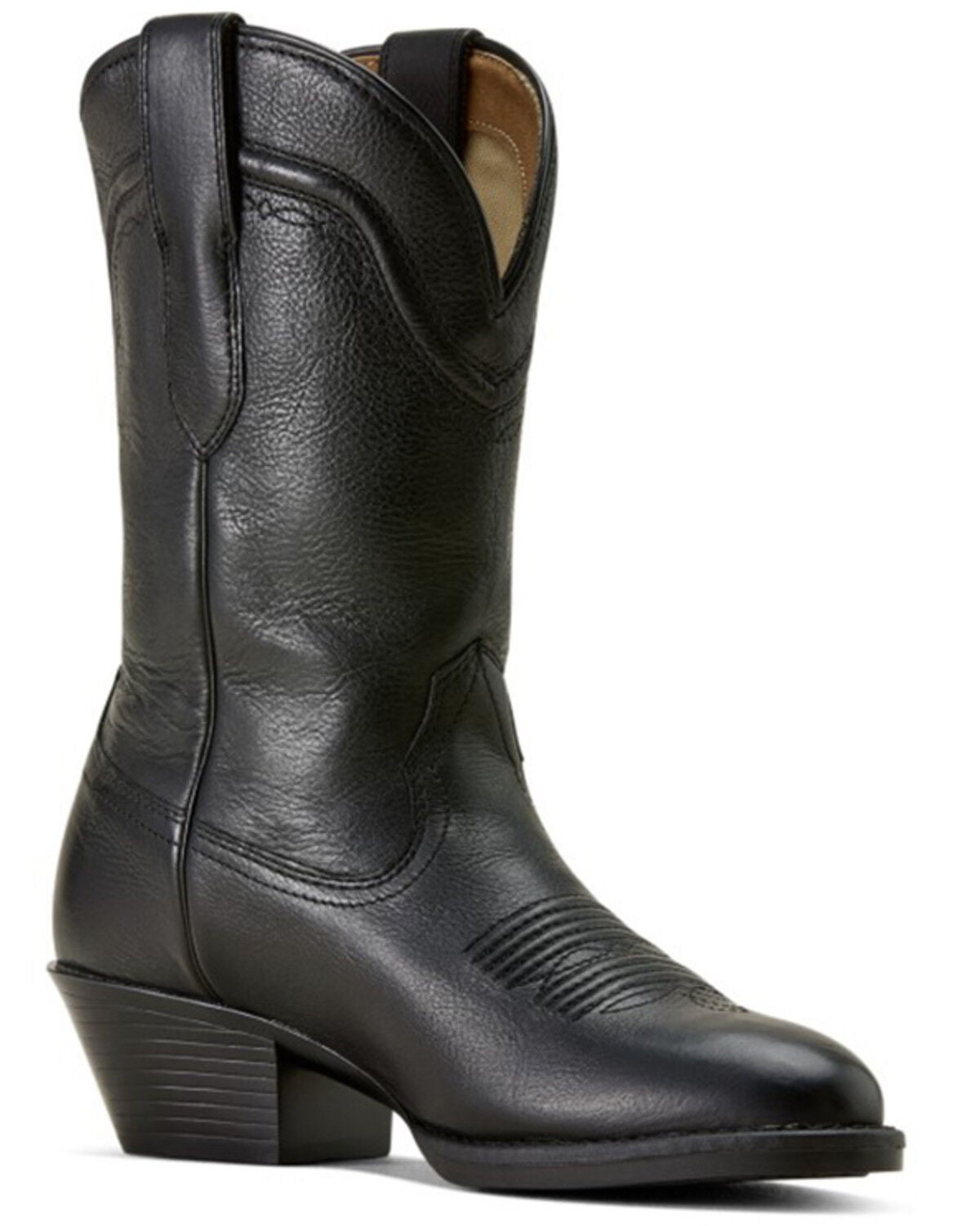 Image #1 - Ariat Women's Grayson Western Boots - Round Toe, Black, hi-res
