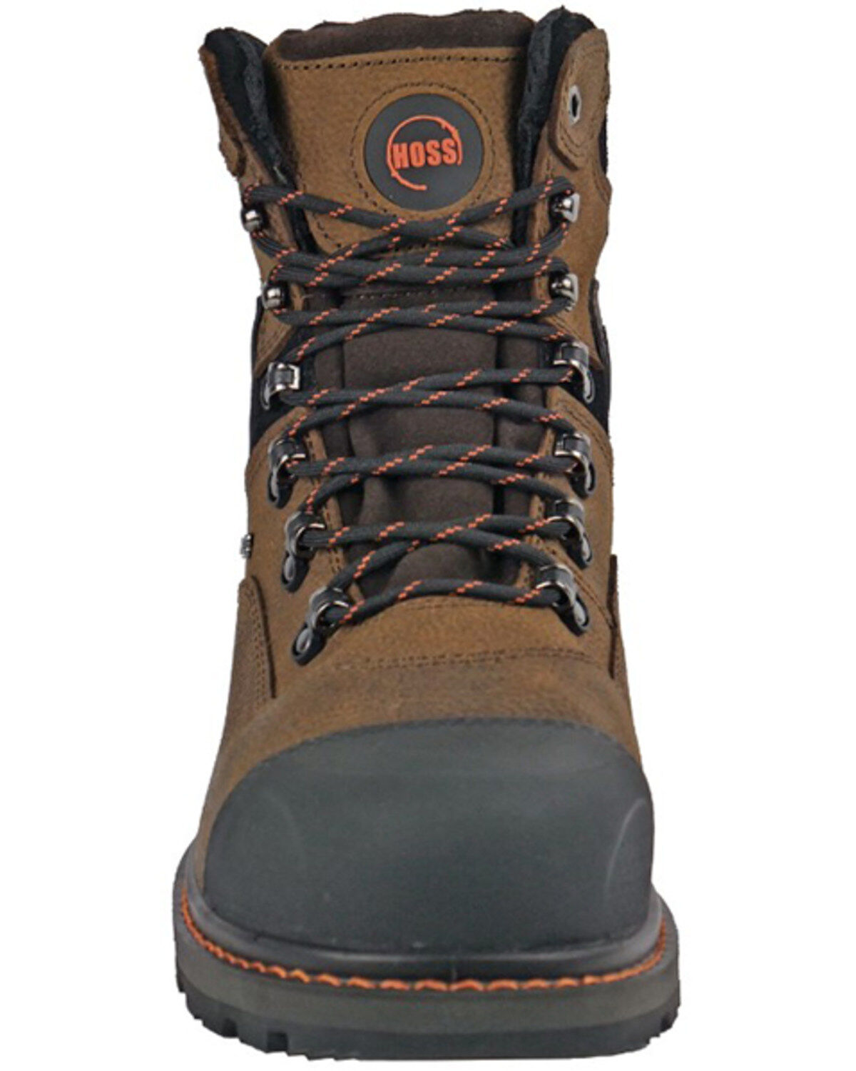 Image #4 - Hoss Men's Range 6" Lace-Up Work Boots - Composite Toe, Brown, hi-res