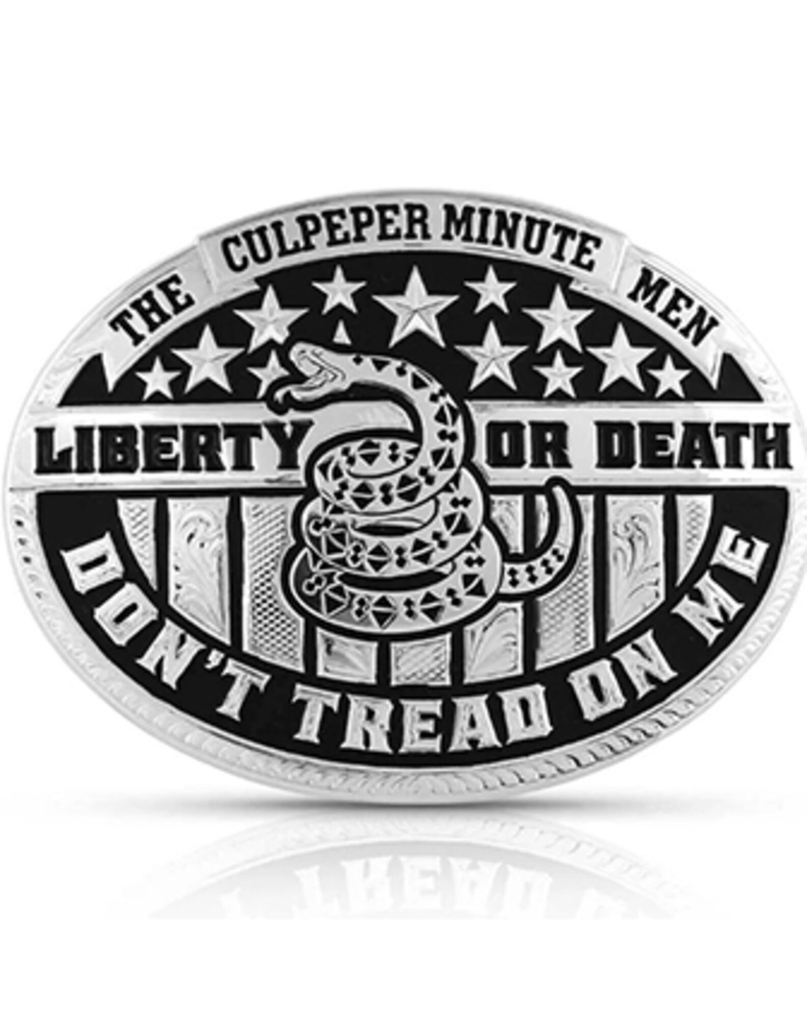 Montana Silversmiths Men's Don't Tread On Me Buckle