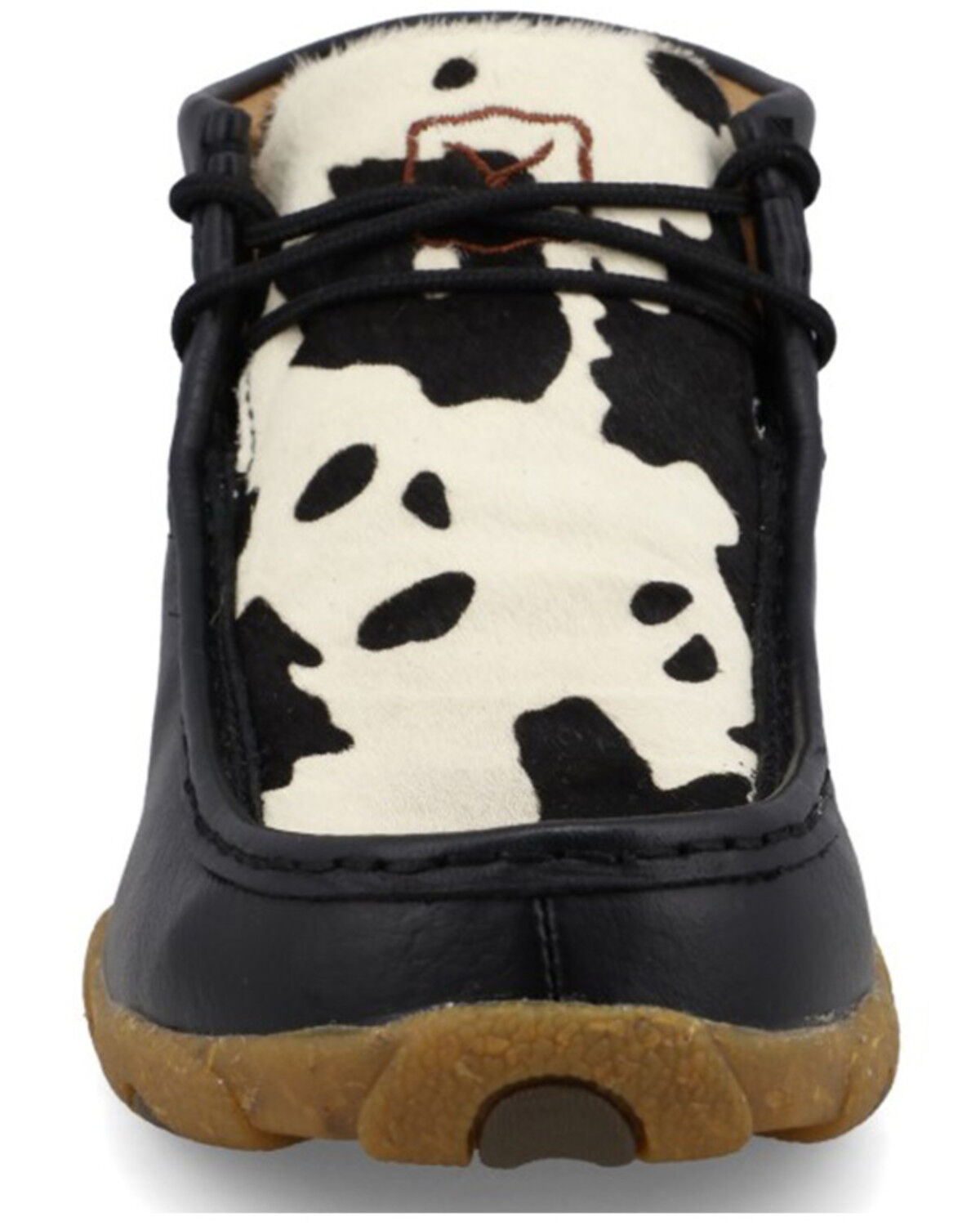 Image #4 - Twisted X Women's Chukka Driving Moc Shoes, Black/white, hi-res