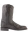 Image #3 - El Dorado Men's Handmade Caiman Belly Roper Boots - Medium Toe, , hi-res