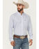 Image #1 - Ariat Men's Danny Wrinkle Free Geo Print Long Sleeve Button-Down Western Shirt - Big, Blue, hi-res