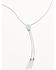 Image #2 - Lainey Wilson Women's Long Pear Stone Bolo, Silver, hi-res
