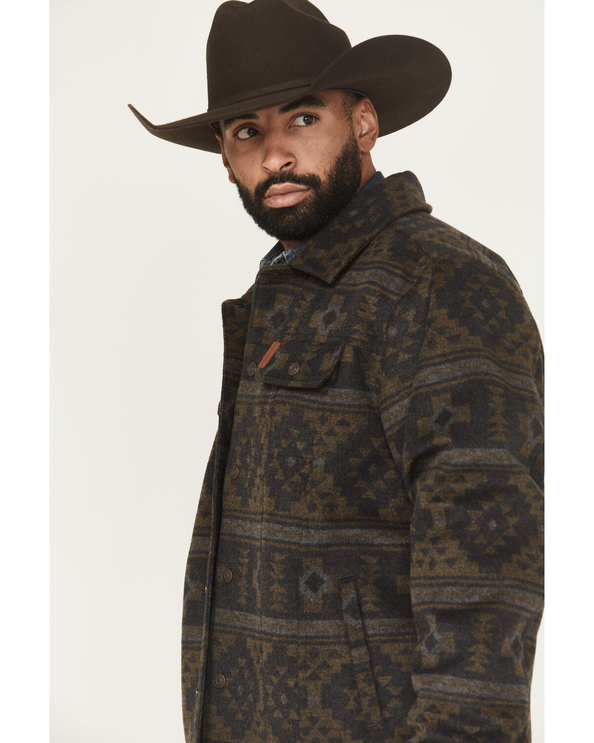 Cinch Men's Southwestern Print Trucker Snap Jacket | Boot Barn